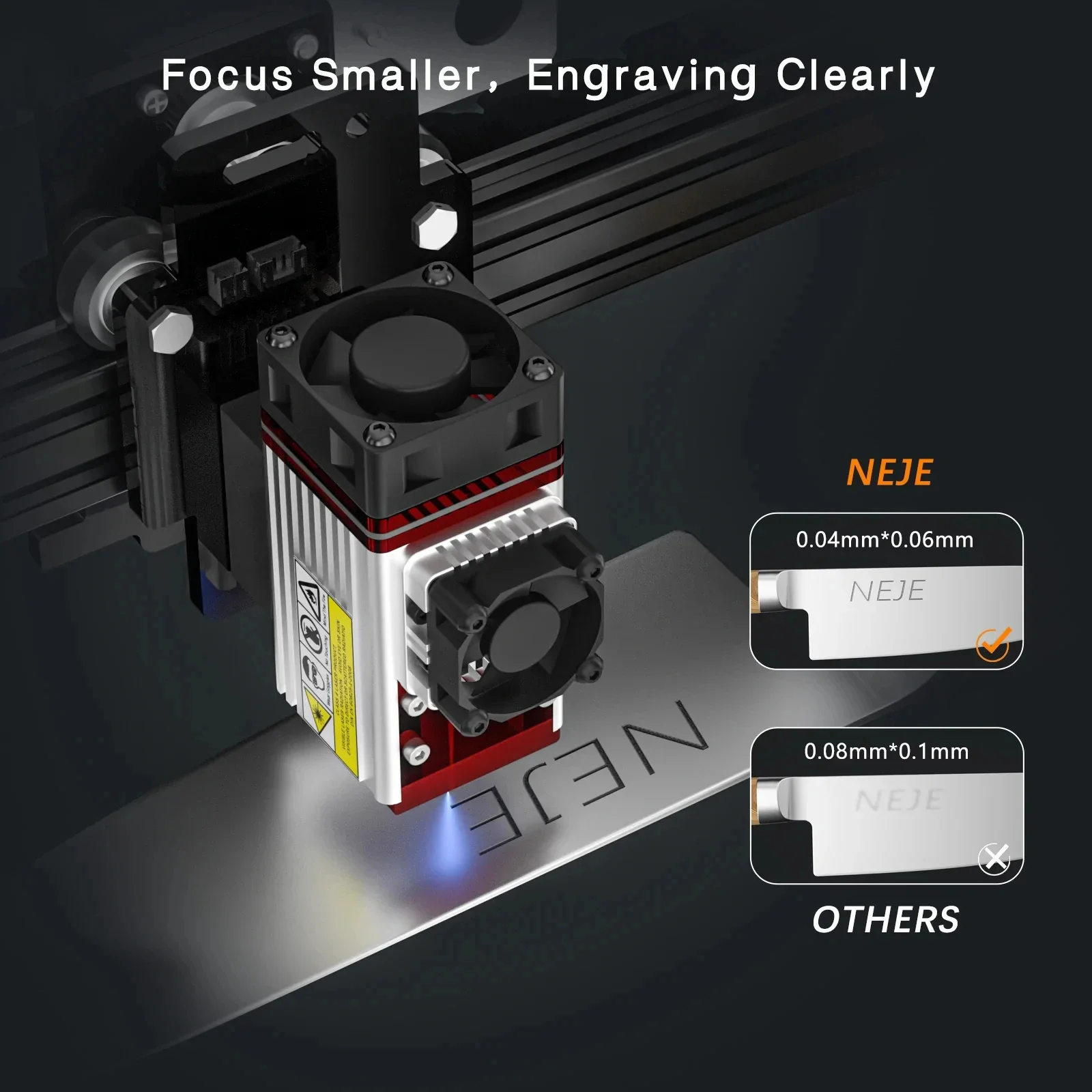 Laser Beam Expander - 프리미엄 NEJE N30820/E30/E40/A40630/A40640 레이저 모듈 0.5-24W,