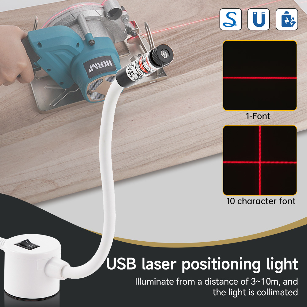 Industrial Laser Welding - USB 전원 빨간색 레이저 광 바느질