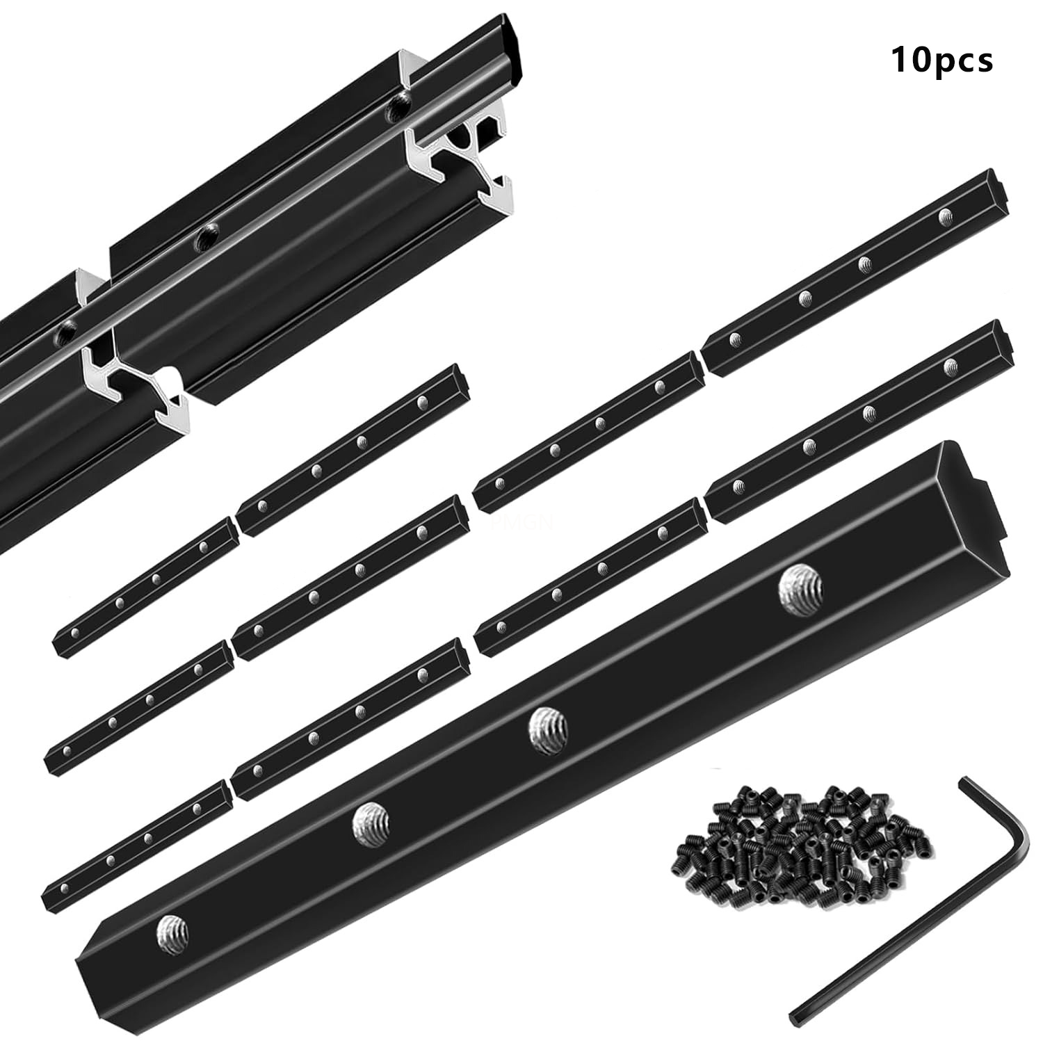 Aluminum T-Slot Profile - 10pcs 2020 Staight 커넥터 코너 브래킷