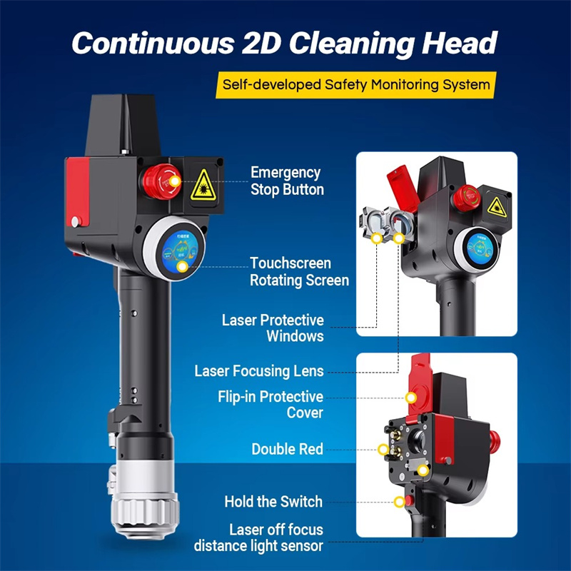 Industrial Laser Cleaning Equipment - 산업용 300W 펄스 레이저 세척 장비,