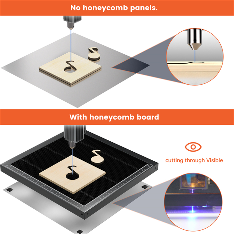 ACMER 허니콤 패널 레이저 작업 테이블 CO2 CN - Laser Engraving Software 리뷰 및 가격