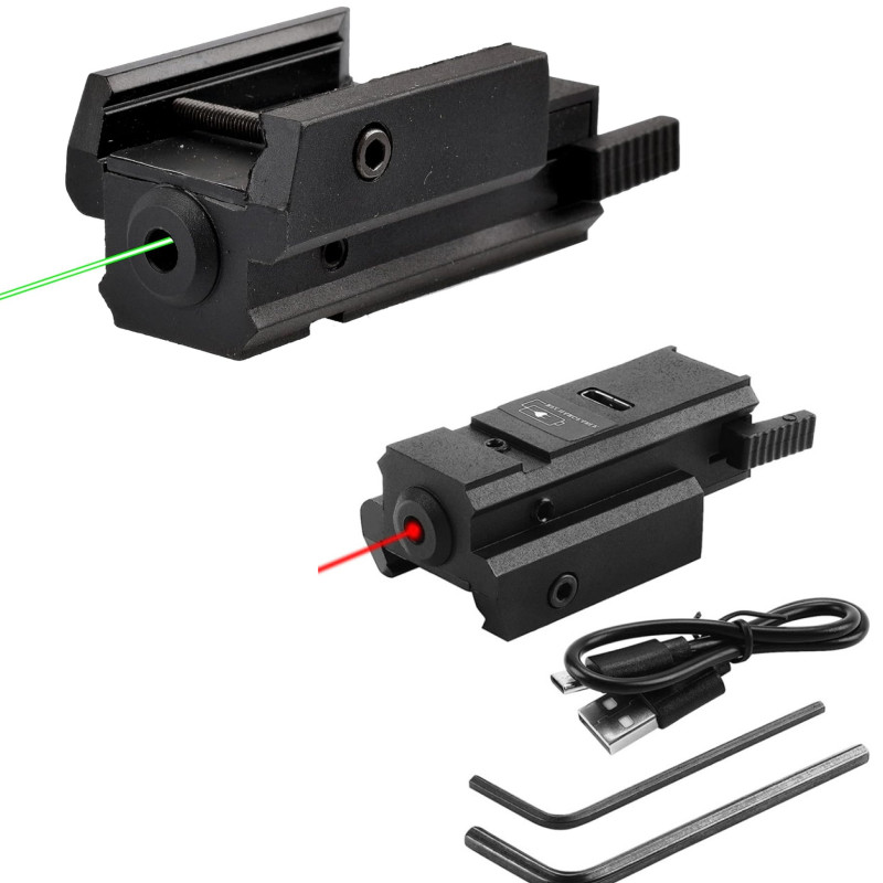 USB 충전식 전술 미니 녹색 적색 레이저 11mm 2 - Industrial Laser Pointer 리뷰 및 가격
