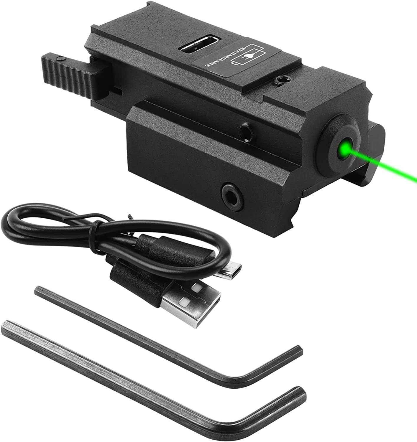 USB 충전식 전술 미니 녹색 적색 레이저 11mm 2 - Industrial Laser Pointer 리뷰 및 가격