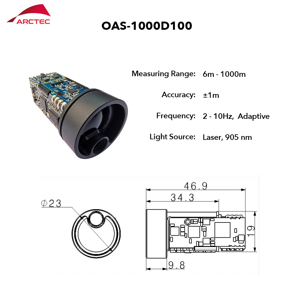 장거리 1500m ±1m 레이저 측정 모듈 국경 모니터 - Industrial Laser Measurement 리뷰 및 가격