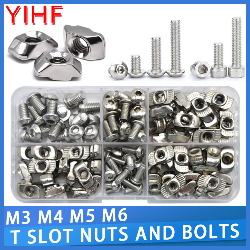 알루미늄 프로파일 용 육각 나사 T 너트 키트 포함,  - Aluminum T-Slot Profile 리뷰 및 가격
