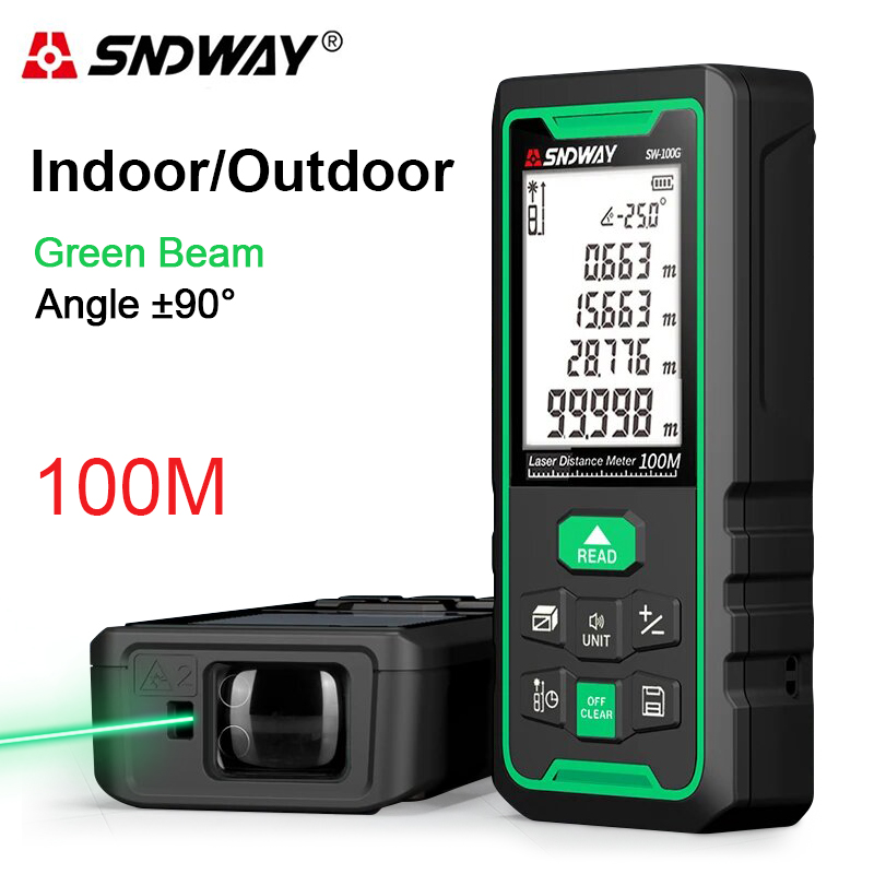녹색 레이저 거리 측정기 디지털 거리 측정기 150m  - Industrial Laser Measurement 리뷰 및 가격