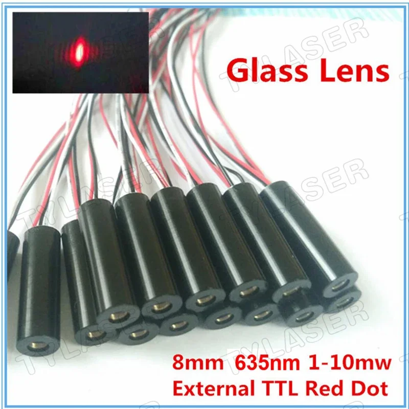 외부 TTL 8mm 635nm 레드 도트 1mW 5mW - Industrial Grade Laser Pointer 리뷰 및 가격