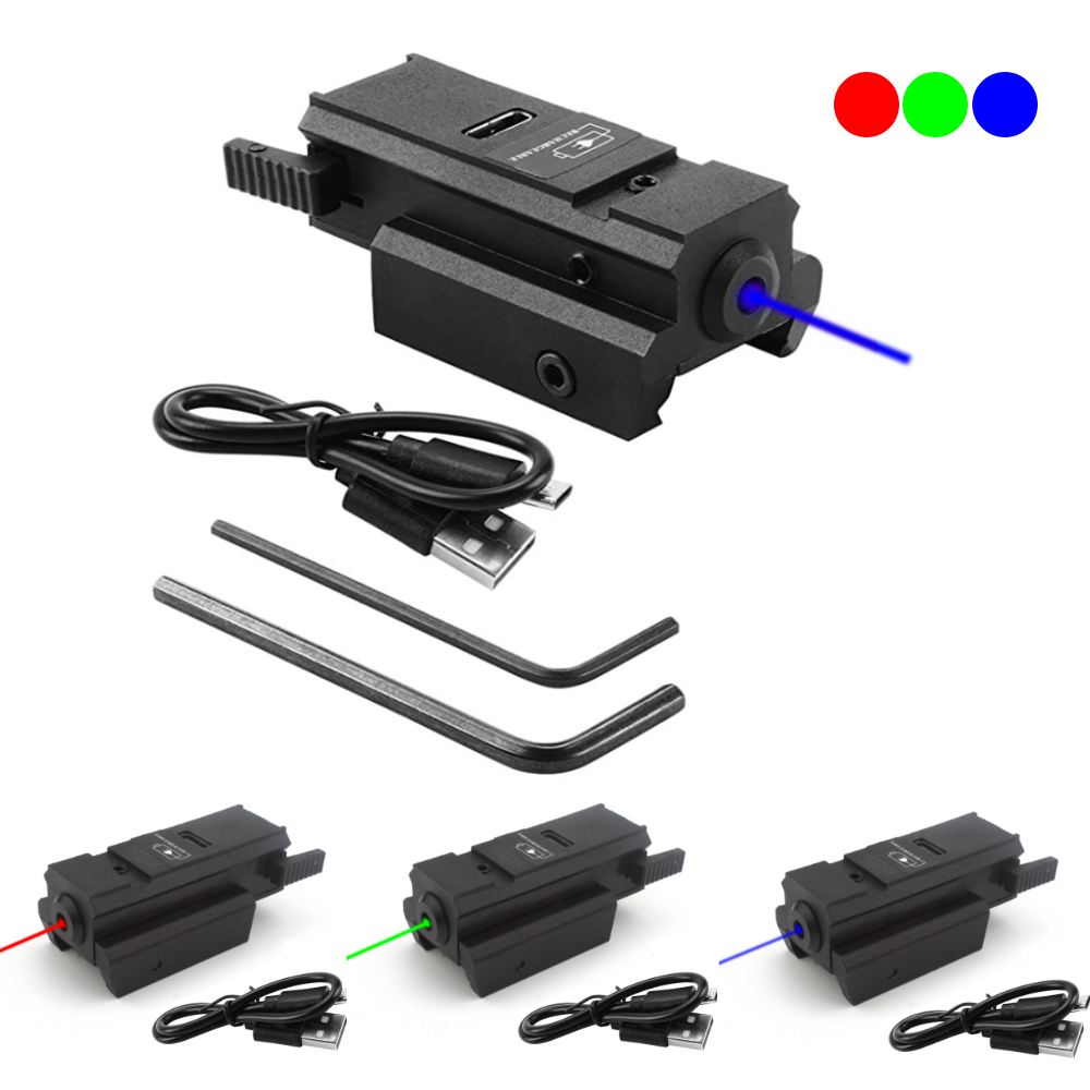USB 충전 기능이 있는 파란색 녹색 빨간색 도트 레이 - Industrial Laser Pointer 리뷰 및 가격